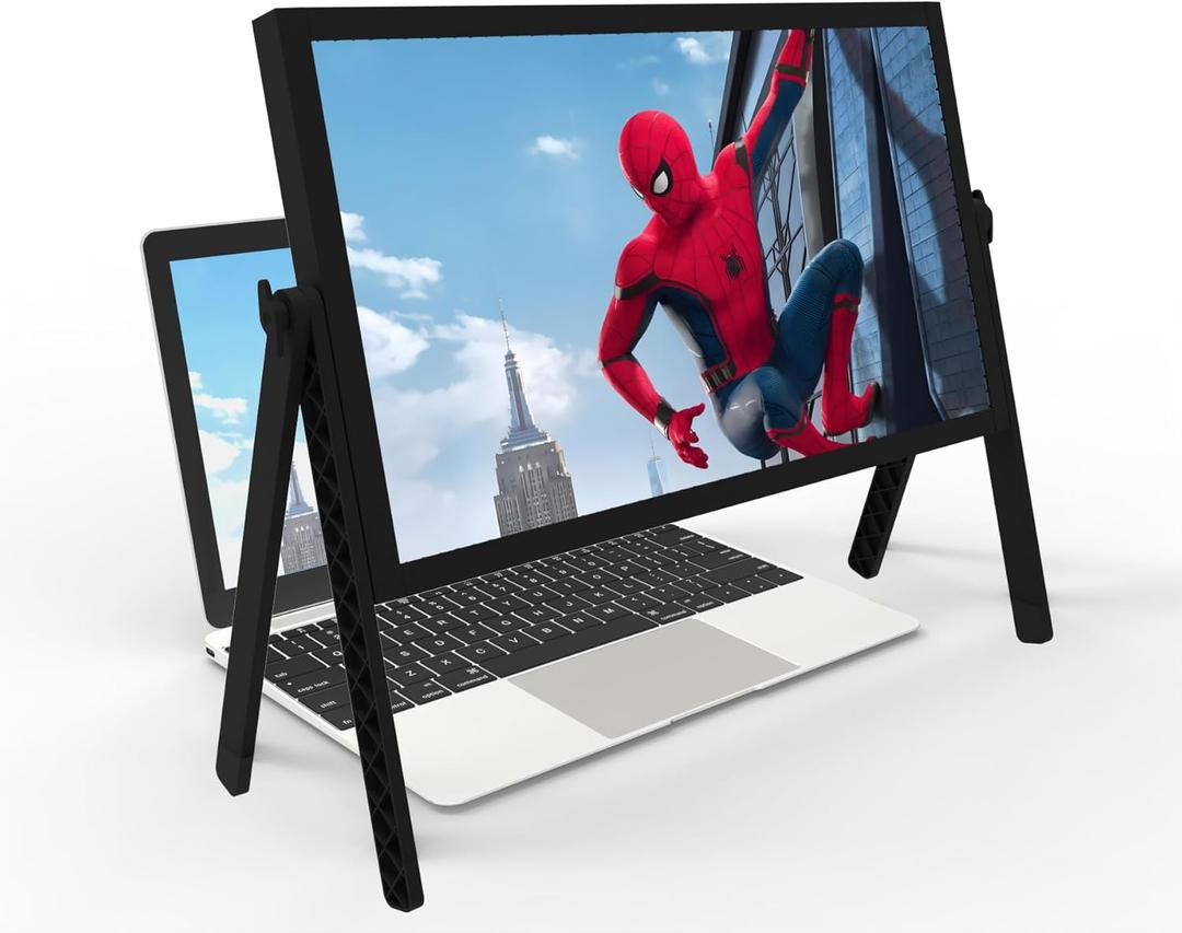 21 inch Screen Magnifier for Laptop 3D HD Screen Expanders for Movies, Videos, and Gaming, Screen Magnifier with Adjustable Angle Design Amplifier Desktop Magnifying for Seniors Reading (Black)