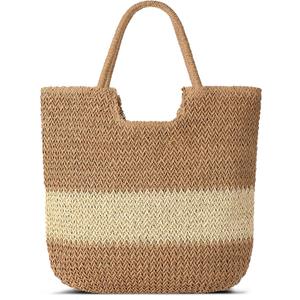 Straw Beach Bags for Women - Summer Woven Tote Bag Shoulder Handbags, Large Beach Bag for Women for Holiday