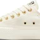 Converse Women's Chuck Taylor All Star Lift, Egret/Egret, 8