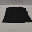 Cicy Bell Womens Cap Sleeve Cotton Tank Tops Summer Casual Loose Fit T Shirts Crew Neck Basic Tee,L