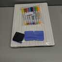 Tlpmsk Small White Board, Dry Erase LapBoards 9''x 12'' Mini White Board Double Sided Portable LapBoards for Students Teachers School Supplies (12 Boards with Line)