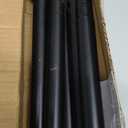 Shower Curtain Rod Adjustable 43-78 inch, 1"Diameter Spring Tension Curtain Rod No Drill, Anti-Rust Non-Slip Shower Rod, Black Shower Curtain Rod for Bathroom Tension