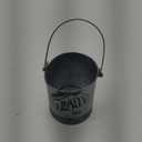 Open Road Brands Lakeside Bait and Tackle Metal Bucket - Decorative Fishing Pail for Pencils, TV Remotes or Tools