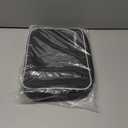 Cable Organizer Bag - Travel Cord Organizer Bag with Unique Flat Open Design - Foldable Electronic Organizer Travel Case for Cords, Chargers, Adapters (Black)