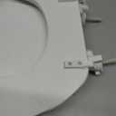 Mayfair Padded Toilet Seat, Cushioned Soft Vinyl over Wood Core Seat, Secure Hinges, Easy Clean, Made in USA, Round, White