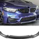Carbon Fiber Front Bumper Lip Compatible with BMW M3 F80 2015-2018, Front Splitter for BMW M4 F82 F83 2015-2020