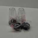 Blender Replacement Parts for Ninja, 24oz Ninja Blender Cups with To-Go Lids, 7 Fins Extractor Blade, Compatible with Nutri Ninja Auto iQ Blenders BL2012 BN801 BL480-30 BL640-30 BL642-30 NN100-30