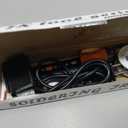 60W Adjustable Temperature Soldering Iron Kit - 9-in-1 With 5 Tips, Solder Wire Stand for Soldering and Repair (Orange)