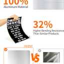 2 x Inspirational Wall Art Metal Sign 8x12 Inches Motivational Quotes Personalized Wall Decor for Bedroom Living Room Office Gym Teen Room Unique Vintage Style Home Decor Gift for Teens Adults Man Cave