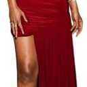 Kwunbwa Women's Sleeveless Ruched Maxi Dress Sexy Irregular Bodycon Casual Elegant Club Party Cocktail Long Dresses Size L