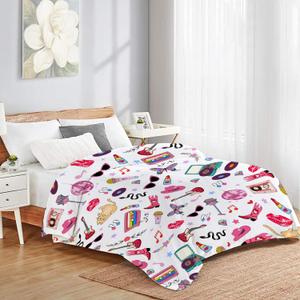 Gifts for Women Girls Blanket for Men Boys Throw Blanket for Kids Birthday Super Soft Flannel Lightweight Comfy Bedding Blankets for Sofa Couch for Bed Camping and Travel 50x 60 Inches