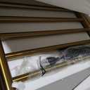 Poloma Wall Mounted Heated Towel Racks for Bathrooms. Electric Towel Warmer Rack Heater, 12Bars Gold, CSA Certified.