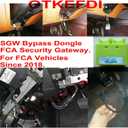 SGW Bypass Dongle 8Pin+12Pin,2018+ FCA Vehicles OBD Diagnosis Security Gateway Module Green Socket
