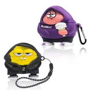 2 cases for air pods pro with characters.
