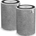 HP201 HP202 Replacement Filter 2Pack Compatible with Shark HP200 Series &HC502 Air Purifier MAX,HP200 Series HP202 HP201 &HP232 Filter Cleans Up to 99.98% Particles #HE2FKBAS,HE2FKBASMB