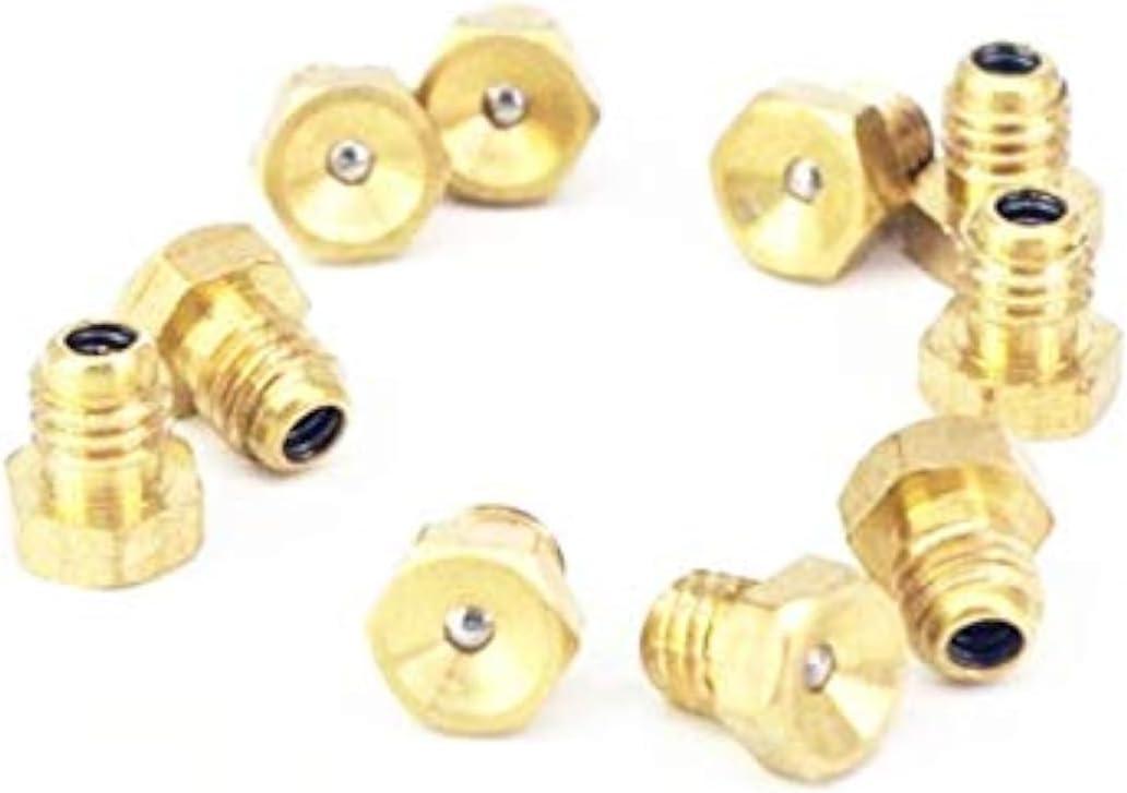 LOT 20 M6x1mm Metric Male Thread Flush Straight Grease Zerk Nipple Fitting for Machine Tool Accessory greaseing Fittings