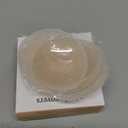 VOCH GALA Nipple Covers 2 Pairs-Seamless and Sheer Adhesive Silicone Nipple Pasties for Women Reusable, Sticky Breast Petals (Medium (Fits A-C Cups), Crme)