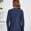 Halcurt Women's Full Zip Long Sleeve Rash Guard Swim Top with Pockets UPF50+ Quick Dry Swimsuit (M)