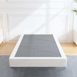 ALDRICH 5 Inch Heavy Duty Metal Box Spring Mattress Foundation 1500lbs Max Weight Capacity/Non-Slip/No Noise/Easy Assembly/Easy Clean Cover,Twin