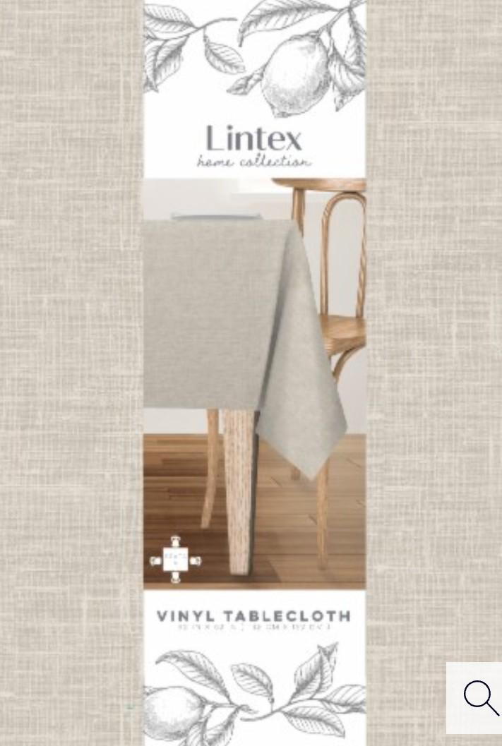 Lintex Home Collection 70" round PEVA tableclot