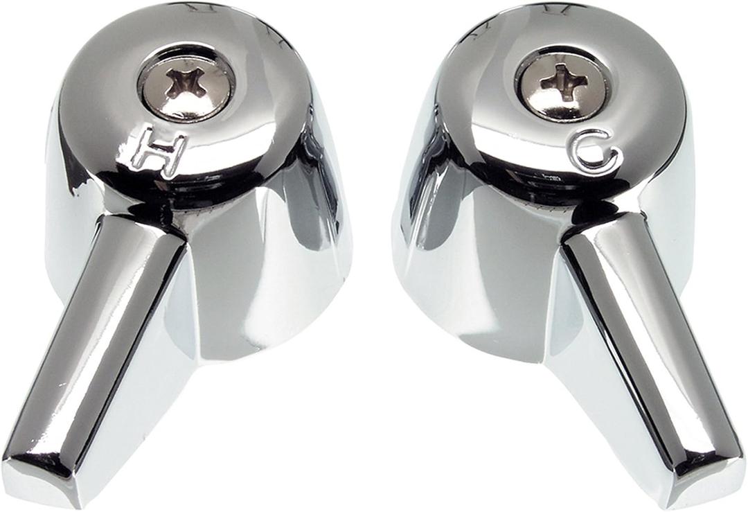 Danco Central Brass Pair of Faucet Handles, Chrome, 80401