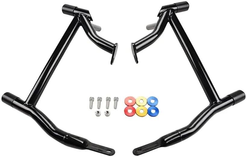 Motorcycle Rear Saddlebag Guard Crash Bars Rails Bracket Compatible with Road Glides Street Glides FLHT FLHX Models 2014 2015 2016 2017 2018 2019 2020 2021 2022 2023(B)