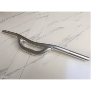 Bike Riser Handlebar Aluminum Alloy  for Fixed Gear Bike Road Bicycle(Silver)