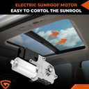 GEARLAST Sunroof Motor Compatible with Ford Explorer 2011-2017 Left and Right 1 pcs Replaces# BB53-15B689-AB BB5Z15790A