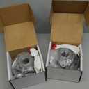PAROD Pair 515072 Front Wheel Hub and Bearing Assembly Compatible with 2002-2008 Dodge Ram 1500, 5 Lugs