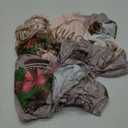 6 Pcs Christmas Chair Cover Set Stretch Dining Chair Back Covers Vintage Christmas Santa Claus Elk Slipcovers Farmhouse Removable Elastic Seat Protector for Xmas Party Kitchen Home Decor