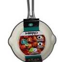 Mirro MIR-19056 6" Mini Cast Iron White Enamel Coated Interior Skillet, Grey,
