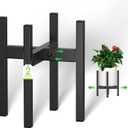 Adjustable Metal Plant Stand - Plants Holder Fits for 8-14 Inches Planter Flower Pots Indoor Outdoor ( Pot & Plant Not Included) -2 pack