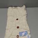 XMWEALTHY Unisex Infant Swaddle Blankets Soft Thick Fleece Knit Baby Girls Boys Stroller Wraps (White)