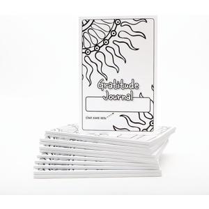 S&S Worldwide Teen Gratitude Journal Class Pack. 100-pgs, Daily Prompts, Cover to Color, Inspiring Quotes, for Self-Esteem, Positive Thinking, Mindfulness, Resilience, Ages 12 and up, 6"x9", Pk 12
