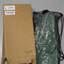 Swim Fins Adult Swim Training Fins for Pool Lap Swimming Comfortable Silicone Full Foot Pocket Travel Size Fins Short Blade Floating Flippers for Snorkeling Diving Swimming Adult Men Women (L(US Male 9-10 US Female 10-11), Green)