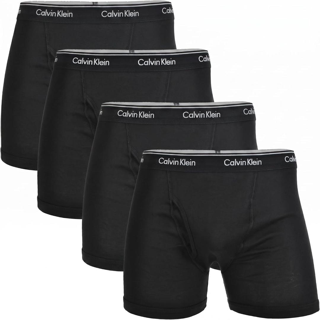Calvin Klein Cotton Classic 4-pack Boxer Briefs, Medium