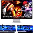 GWALSNTH 50500 in 1 Pandora Box Ultra Arcade Games Console, Plug and Play Video Games,1280X720 HD Display,49 Games Emulators,256GB TF Card,Up to 4 Players,Splited Type