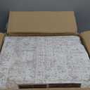 Washable Area Rug 8x10, Large Soft Rugs for Living Room Vintage Beige Carpet 8x10 Area Rugs for Bedroom Dining Room Non-Slip Stain Resistant Under Table Rug