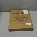 Spsyrine Serving Tray with Handles, Plastic Decorative Tray for Coffee Table, Living Room, Home Decor, Golden Lily