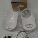 Holicfun Eave Mount for Ring Floodlight Cam Wired Plus/Pro, Ring Smart Lighting Floodlight Wired, Blink Wired Floodlight Camera, Wyze Floodlight Camera v2/Pro, and Roku Floodlight Camera - White