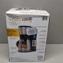 BLACK+DECKER 12 Cup Thermal Programmable Coffee Maker with Brew Strength and VORTEX Technology, Black/Steel, CM2046S