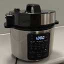 Simple Deluxe Electric Pressure Cooker, Non-Stick 12-in-1 & 6QT Stainless Steel Multi Cooker for Slow Cook, Meat Stew, Cake, Porridge, Multigrain, Dishwasher Safe, Silver