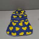 Dog Raincoat, Waterproof Dog Rain Jacket with Hood, Adjustable Rain Coat Poncho with Reflective Strips & Leash Hole for Large Medium Small Dogs Puppies, Lightweight Pet Clothes (Navy Blue Duck)