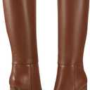 Marc Fisher LTD Women's Lannie Wide Calf (Brown)  Size 7 