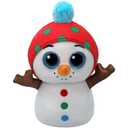 3 x Ty Beanie Boo Dave the Snowman with Hat for Christmas 2025-6"