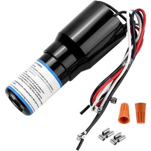RCO810 Solid State Relay Overload Start Capacitor 3-in-1 Hard Start Capacitor Kit for Refrigerators Compatible for AC120V Air Condtioning Compressors 1/12 to 1/5 H.P.by MIFLUS