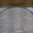 24" Lazy Susan Wood Turntable Organizer for Kitchen Decor, Farmhouse Round Wooden Larger Lazy Susan Organization and Storage for Cabinet, Dining Table, Bathroom, Countertop, Centerpiece,Whitewashed