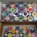 New brothread Only 62 Colors Compatible with Brother Polyester Embroidery Machine Thread Kit 500M (550Y) Each Spool Compatible with Brother Babylock Janome Singer Pfaff Bernina Embroidery Sewing Machine