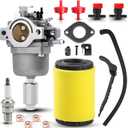YTH18542 Carburetor Carb Replacement For Husqvarna YTA18542 592953 YTH2042 PB195H42LT LTH1438 Craftsman YTS3000 LT3000 Poulan Pro Troy Bilt lawn tractor with 17hp 18hp 19hp engine