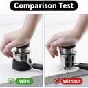 Espresso Tamper Base for Ninja Lux Cafe Accessories Japanese Silicone, LSR Precision Molded for Stable Tamping, Cleaner Workflow & Countertop Protection